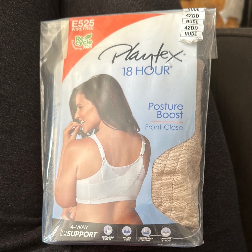 Playtex 18 Hour Posture Boost Bra - Beige